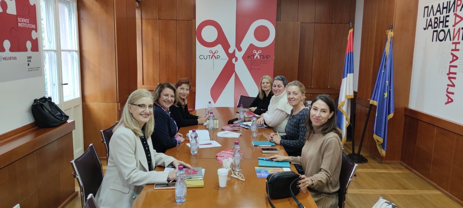 Representatives of the Ministry of Human and Minority Rights and Social Dialogue of the Republic of Serbia, UN Nations Delegation and UN Human Rights Unit in Serbia visited Public Policy Secretariat